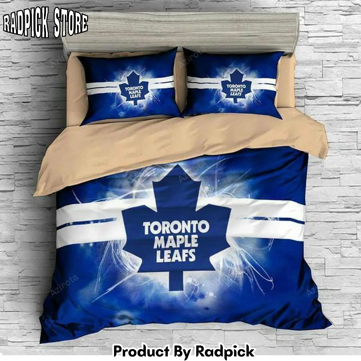 Radpick toronto maple leafs bedding set v2 rp327669